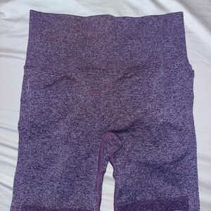 Purple High-Waisted Leggings
